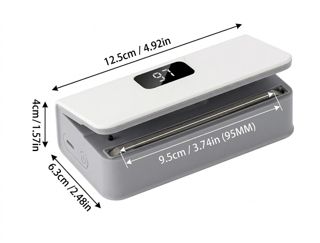 ZipZero™ | Sellador de bolsas recargable en tamaño mini